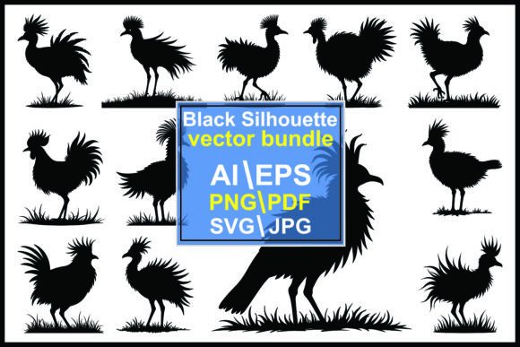 Download Silhouette Bird Pheasant Vector Bundle - Premium Resources