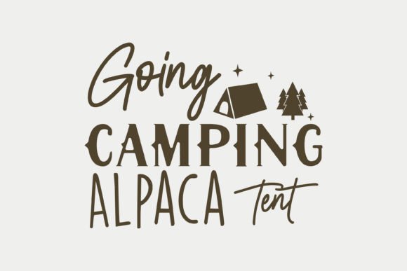 Download Going Camping Alpaca Tent,Camping SVG - Tent Collection