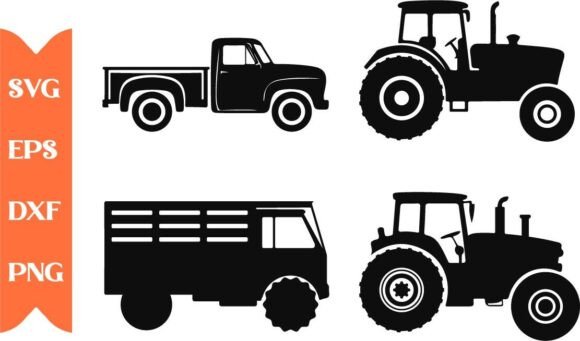 Download Vintage Tractor SVG Bundle - Farm Truck - Premium Resources